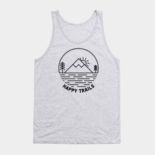 Happy Trails - Hiking and Outdoors Tank Top